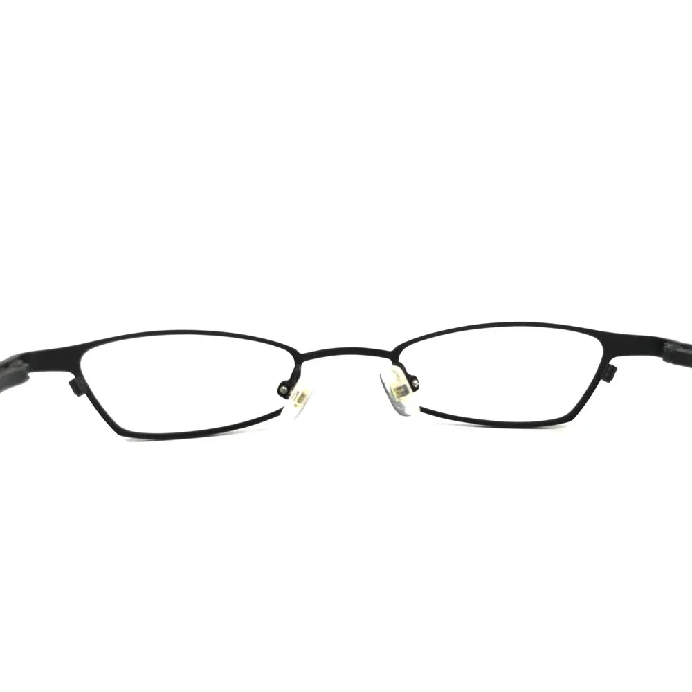 ogi Petite Eyeglasses Frames 2146 COL. 560 Black Rectangle Wire Rim 40-21-135